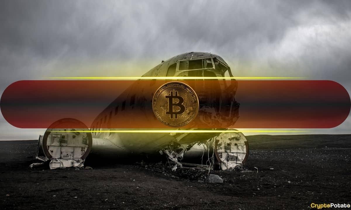 BTC Falls Below ,000 for the First Time Since November, Resulting in 0 Million in Liquidation